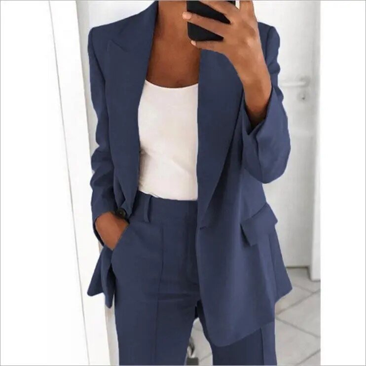 Polished Elegant Two-Piece Suit Set