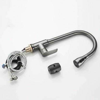 SWIVELUX – Elegant kitchen faucet with pull-out function and 360° rotation