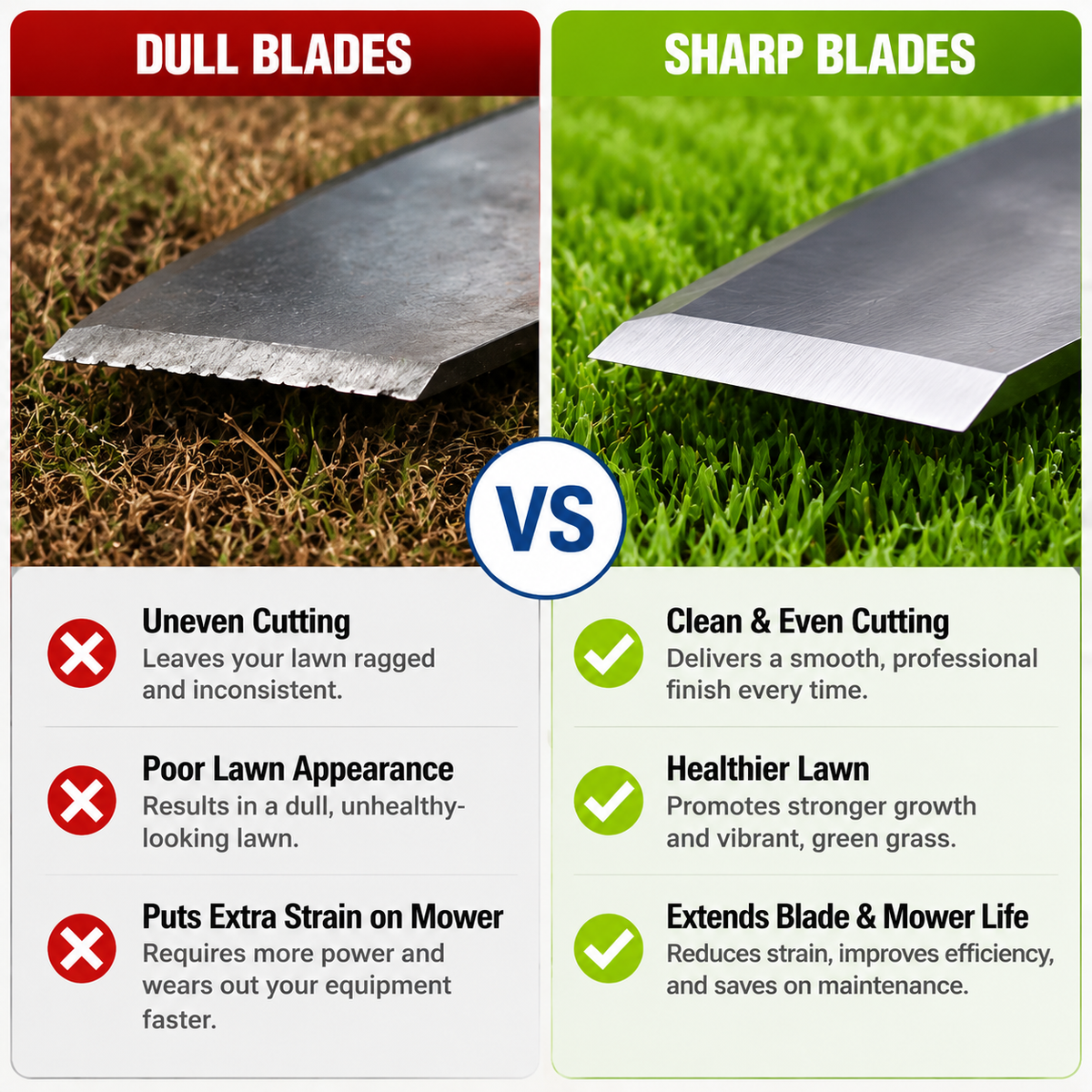 Mower Blade Sharpening Attachment – Fits Most Drills, Fast & Simple