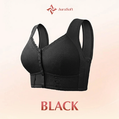 AuraSoft - Front-Closure Breathable Bra for Seniors