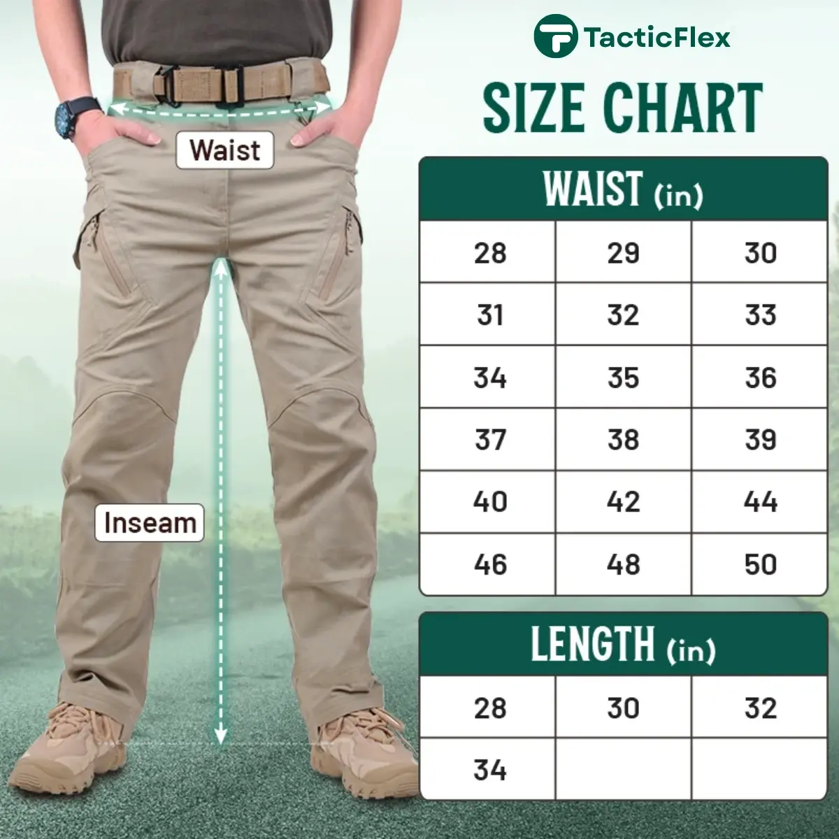 TacticFlex - Men's Tactical Waterproof Pants