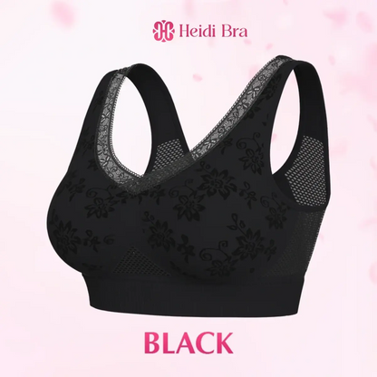 Heidi - Pure Cotton Buttonless Lifting Bra