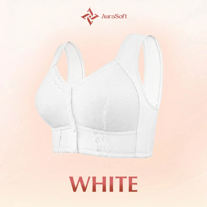 AuraSoft - Front-Closure Breathable Bra for Seniors