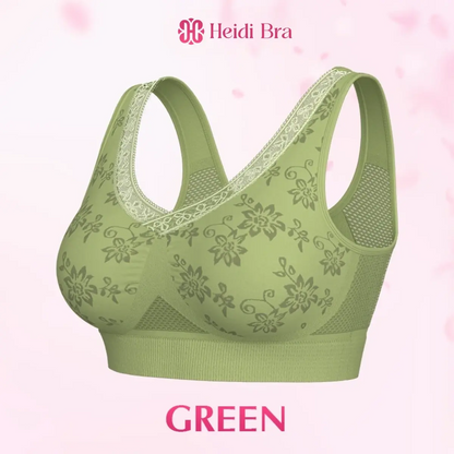 Heidi - Pure Cotton Buttonless Lifting Bra