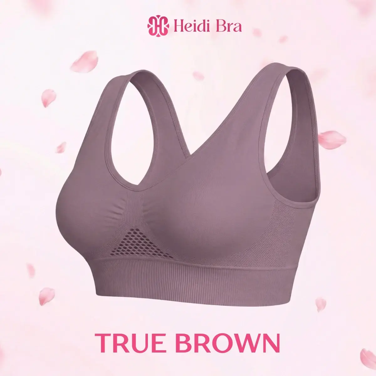 Heidi - Pure Cotton Buttonless Lifting Bra