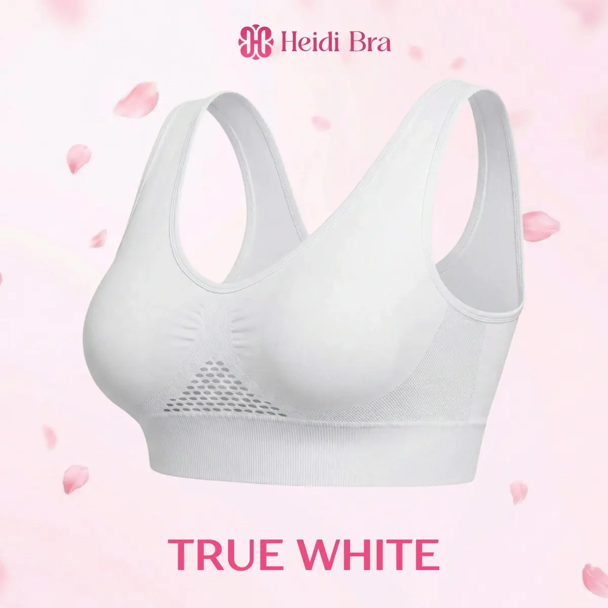 Heidi - Pure Cotton Buttonless Lifting Bra