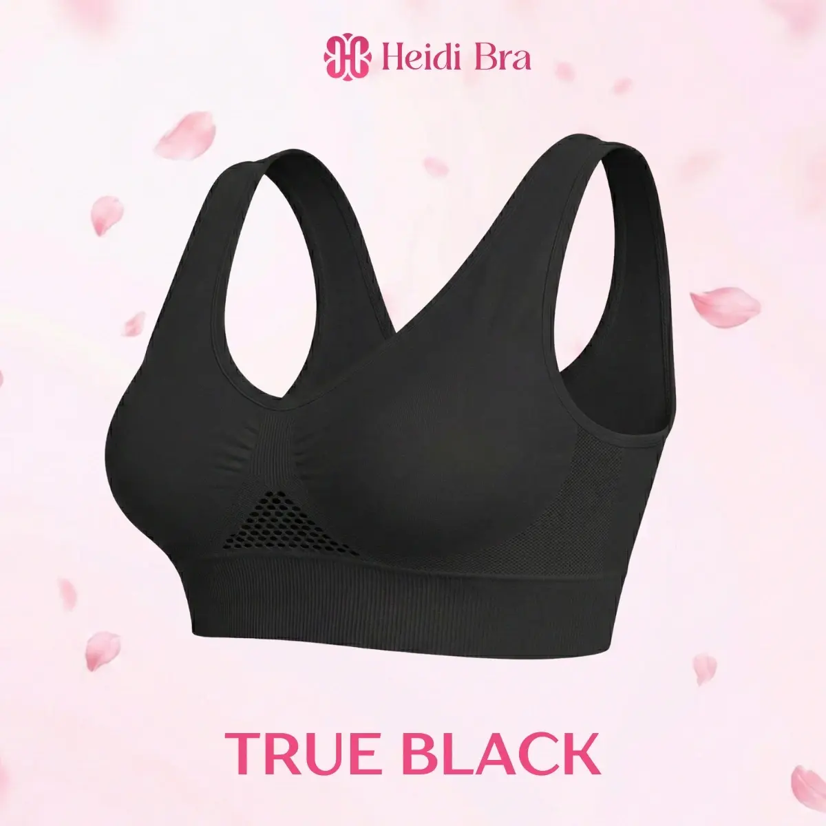 Heidi - Pure Cotton Buttonless Lifting Bra