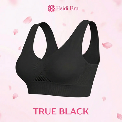 Heidi - Pure Cotton Buttonless Lifting Bra