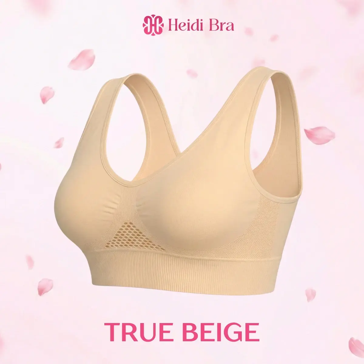 Heidi - Pure Cotton Buttonless Lifting Bra