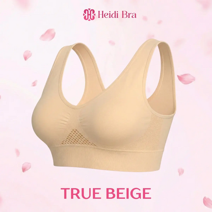 Heidi - Pure Cotton Buttonless Lifting Bra