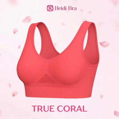 Heidi - Pure Cotton Buttonless Lifting Bra
