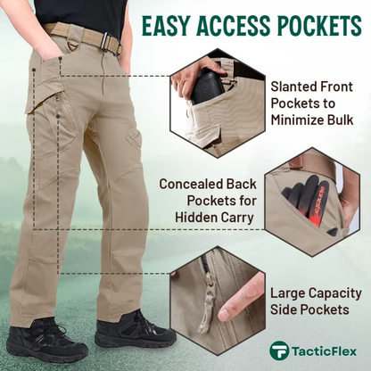 TacticFlex - Men's Tactical Waterproof Pants