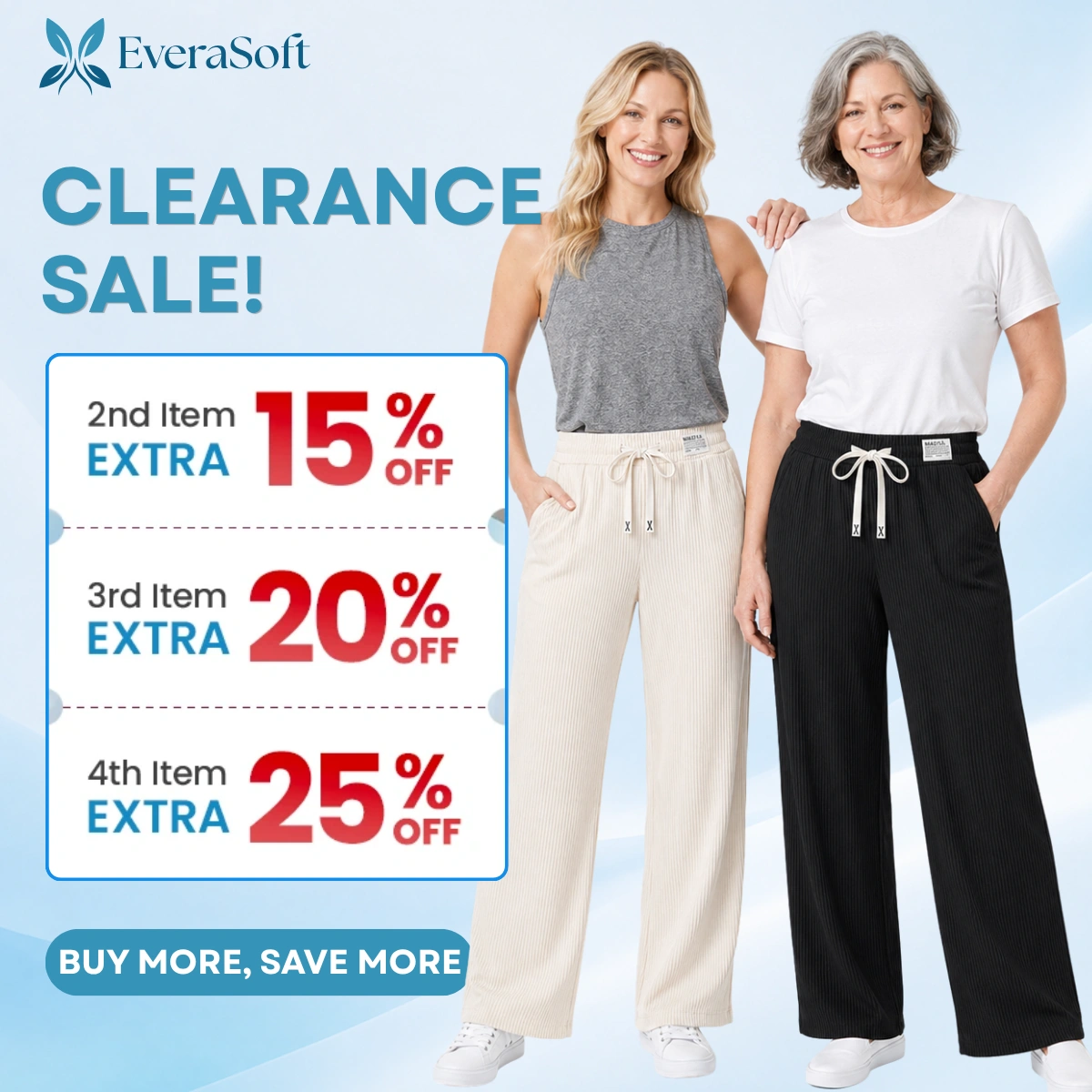 EveraSoft - Women's Soft Drape Pull-On Pants