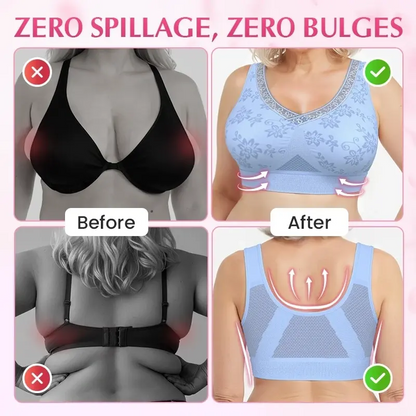 Heidi - Pure Cotton Buttonless Lifting Bra