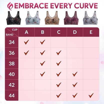 ComfyLara - Front-Closure Easy-Snap Cooling Bra for Seniors