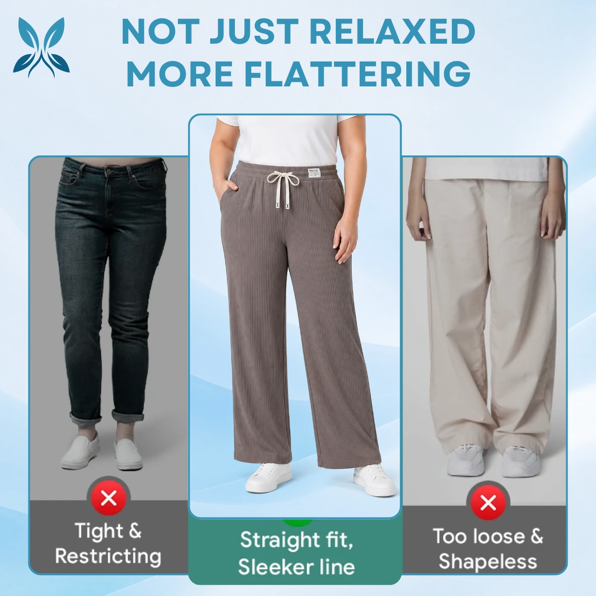 EveraSoft - Women's Soft Drape Pull-On Pants
