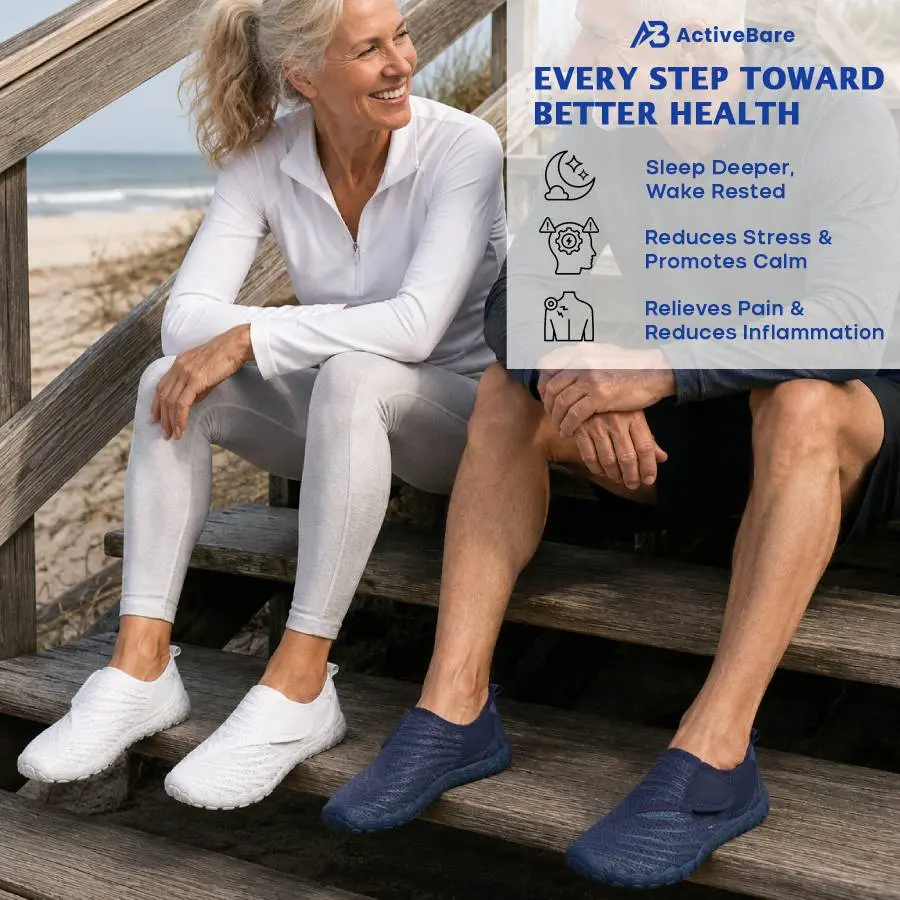 ActiveBare - Waterproof Wide Toe Box Barefoot Shoes for Seniors