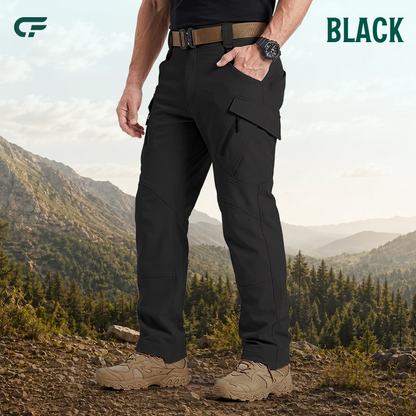 FlexCamo - Men's 9-Pocket Straight-Fit Tactical Waterproof Pants