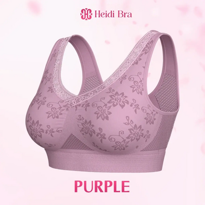Heidi - Pure Cotton Buttonless Lifting Bra