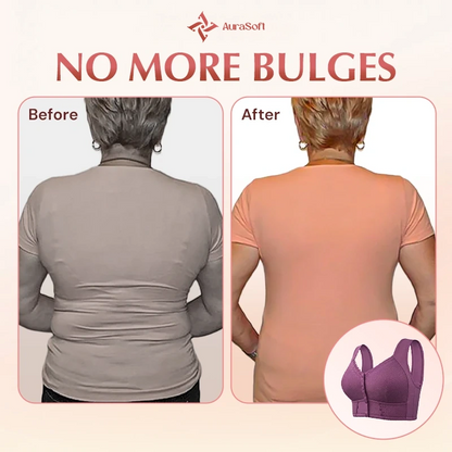 AuraSoft - Front-Closure Breathable Bra for Seniors