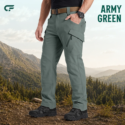FlexCamo - Men's 9-Pocket Straight-Fit Tactical Waterproof Pants