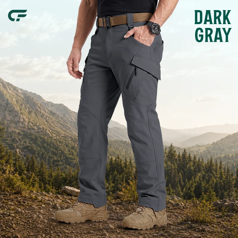 FlexCamo - Men's 9-Pocket Straight-Fit Tactical Waterproof Pants