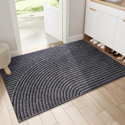 All-Weather Gripping Entry Mat, Traps Dirt
