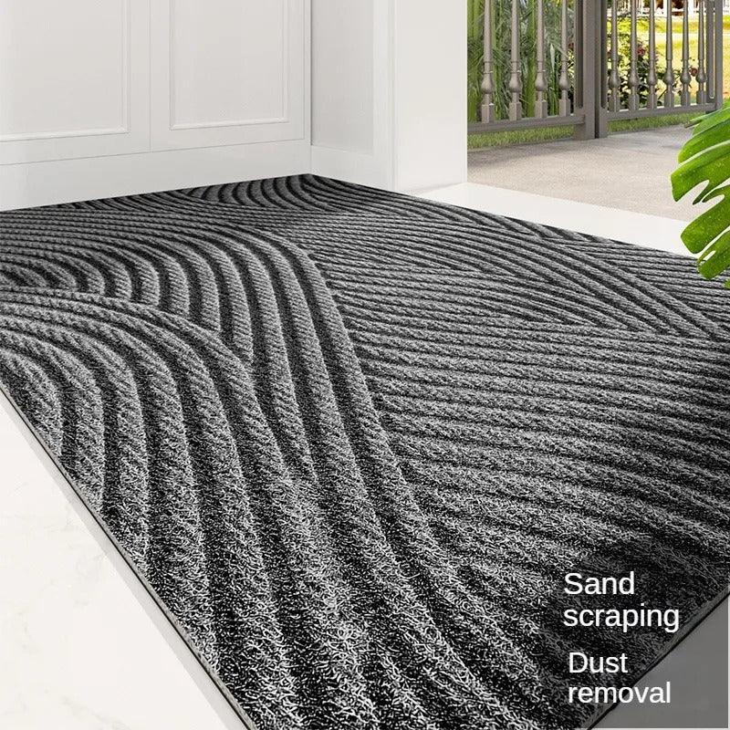 All-Weather Gripping Entry Mat, Traps Dirt