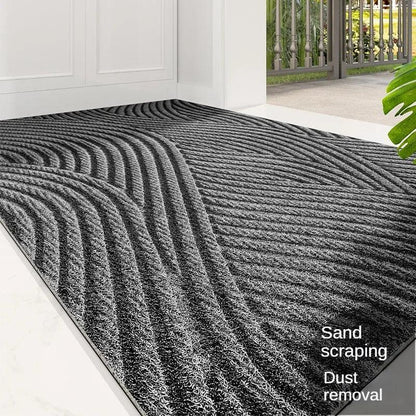 All-Weather Gripping Entry Mat, Traps Dirt