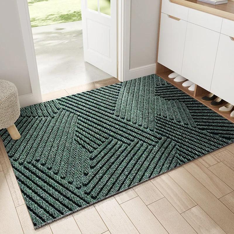 All-Weather Gripping Entry Mat, Traps Dirt