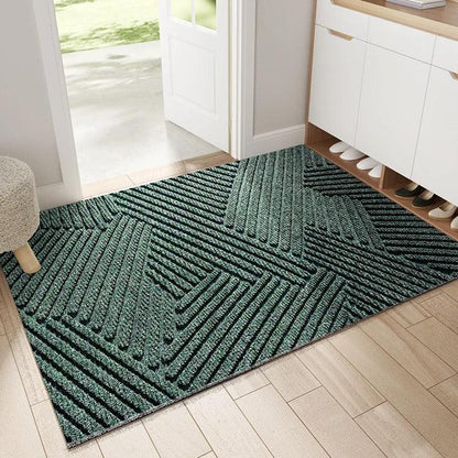 All-Weather Gripping Entry Mat, Traps Dirt
