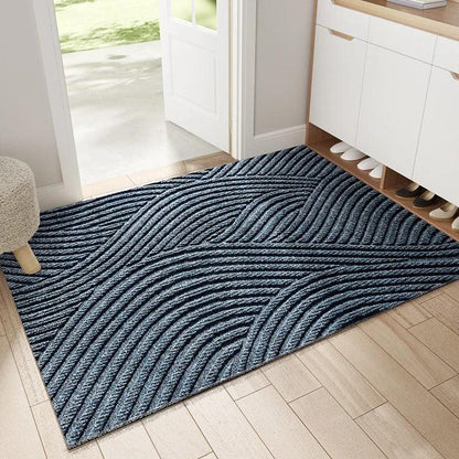 All-Weather Gripping Entry Mat, Traps Dirt