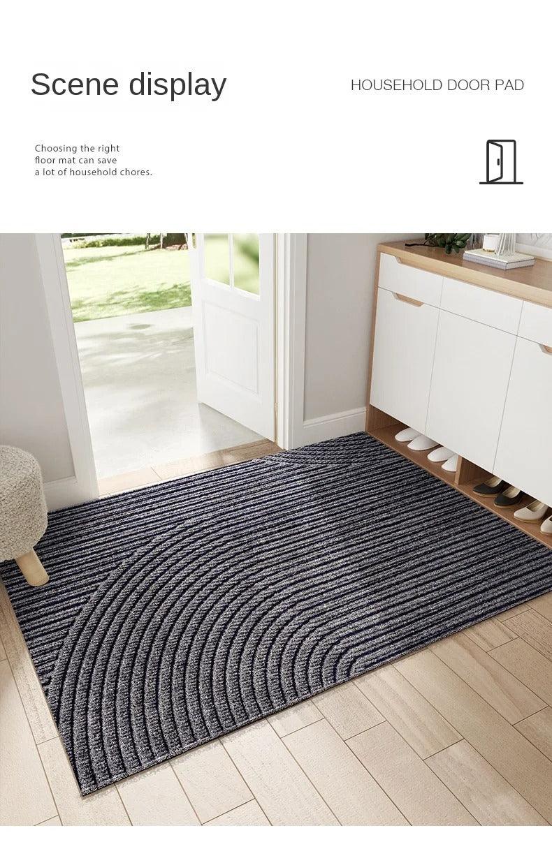 All-Weather Gripping Entry Mat, Traps Dirt