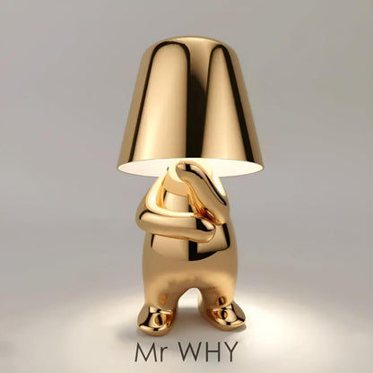 Artistic Sitting Figure Lamp