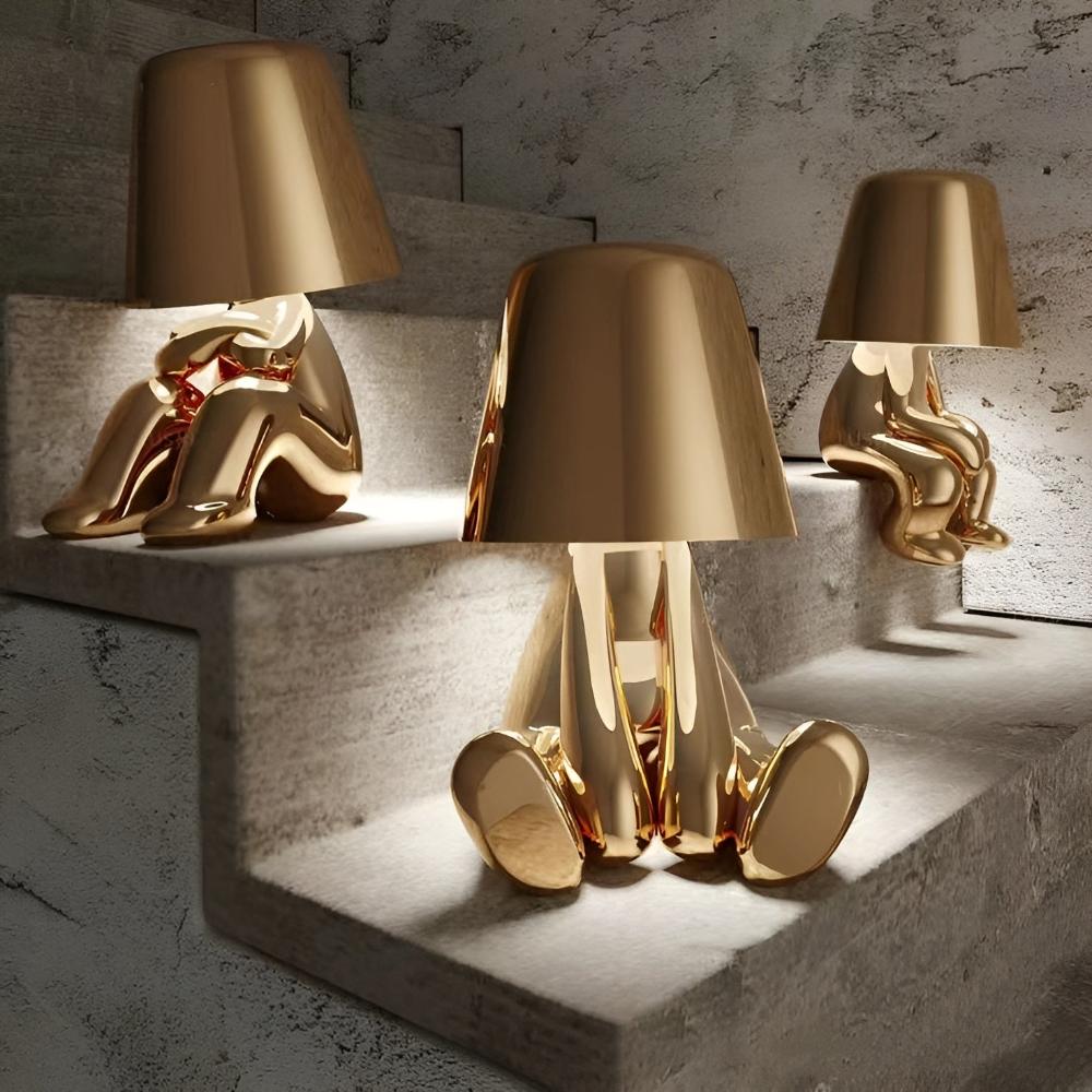 Artistic Sitting Figure Lamp
