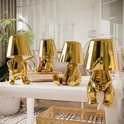 Artistic Sitting Figure Lamp