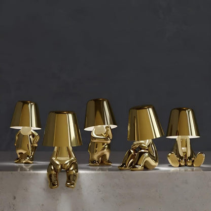 Artistic Sitting Figure Lamp