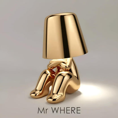 Artistic Sitting Figure Lamp