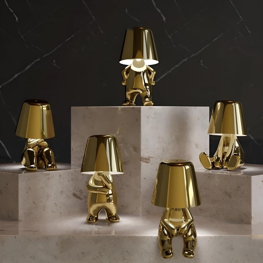 Artistic Sitting Figure Lamp