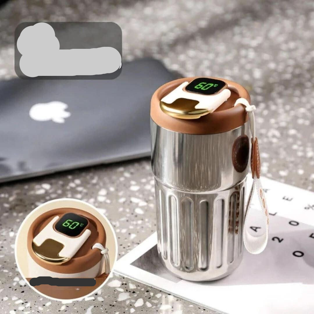Digital Temperature Display Thermos Bottle