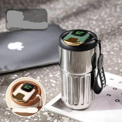 Digital Temperature Display Thermos Bottle