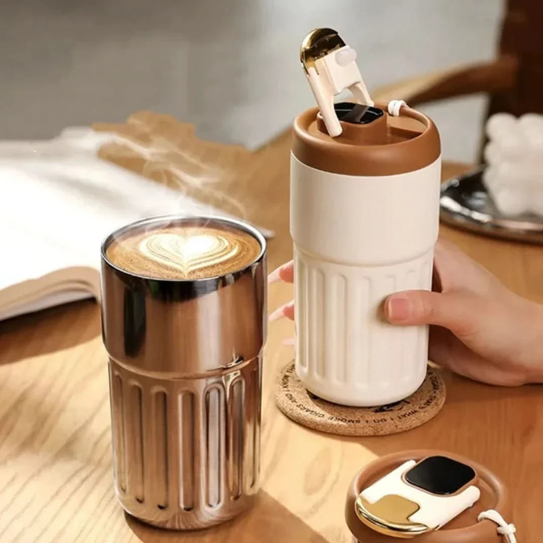 Digital Temperature Display Thermos Bottle