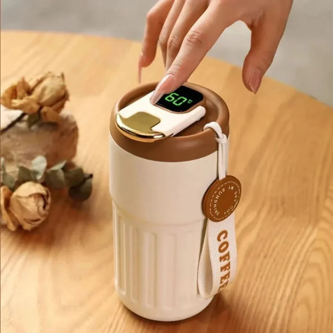 Digital Temperature Display Thermos Bottle