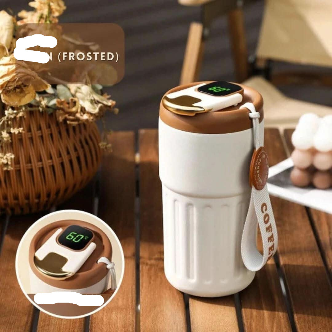 Digital Temperature Display Thermos Bottle