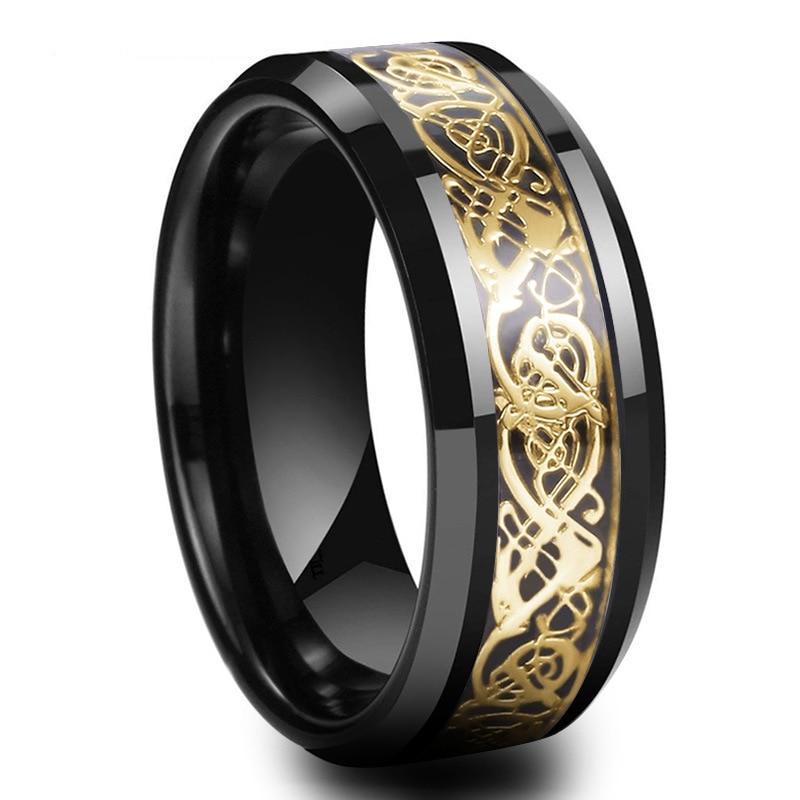 Titanium Steel Dragon Rings
