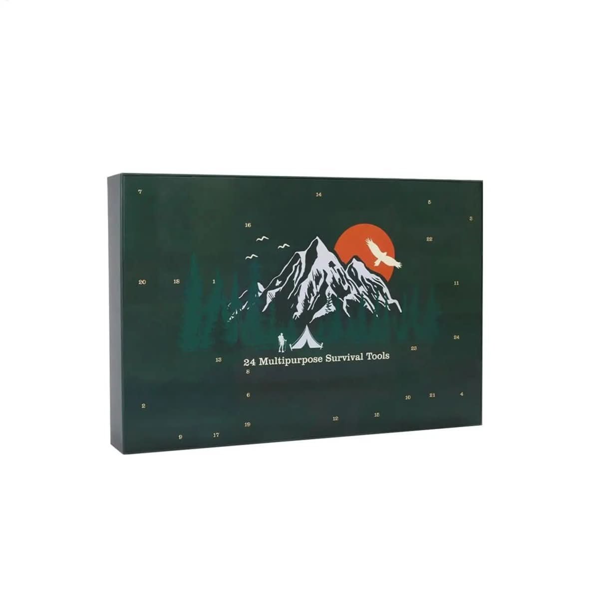 24 Day Countdown Calendar: Outdoor Survival Gear