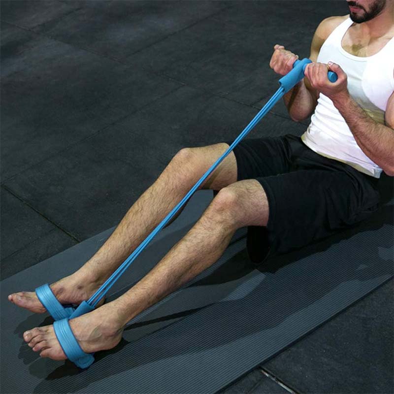 Training Rope with Foot Pedals