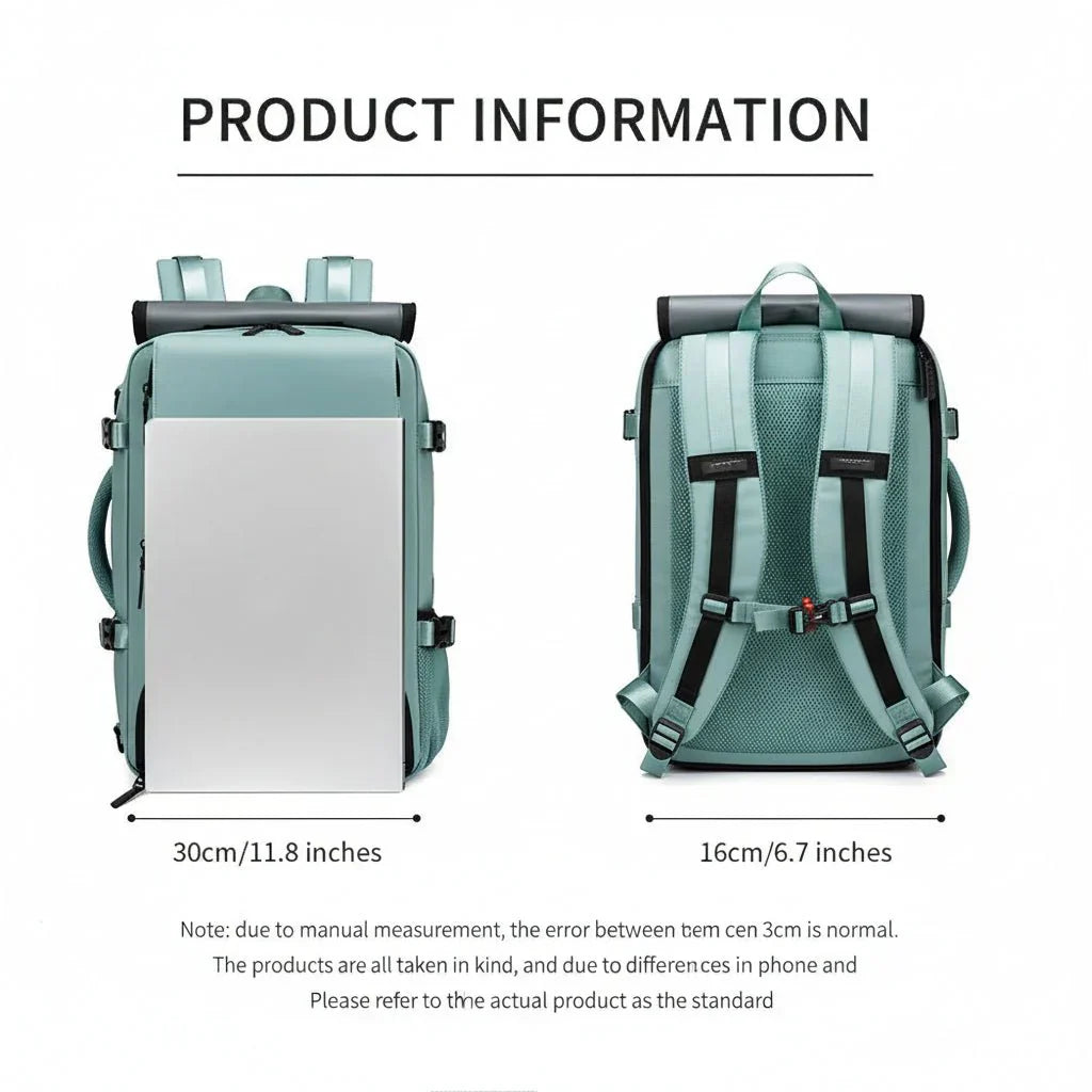 TRAVELMAX Large Waterproof Backpack with USB