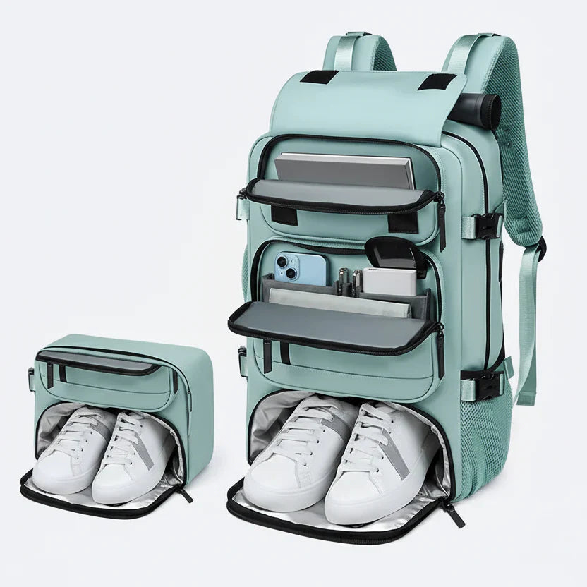 TRAVELMAX Large Waterproof Backpack with USB