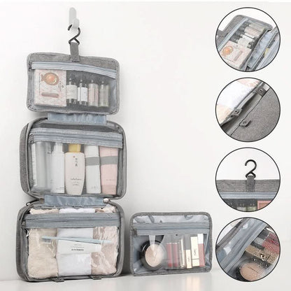 TRAVELTID – Compact Cosmetic Organizer with 4 Compartments